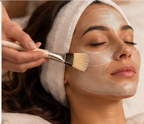 Tratamiento facial de cosmetología