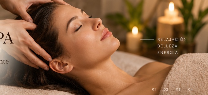 Masaje relajante de Head Spa